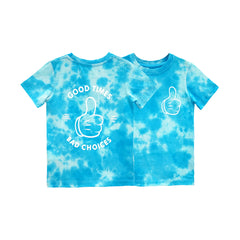 GOOD TIMES BOYS TEE TIEDYE BLUE